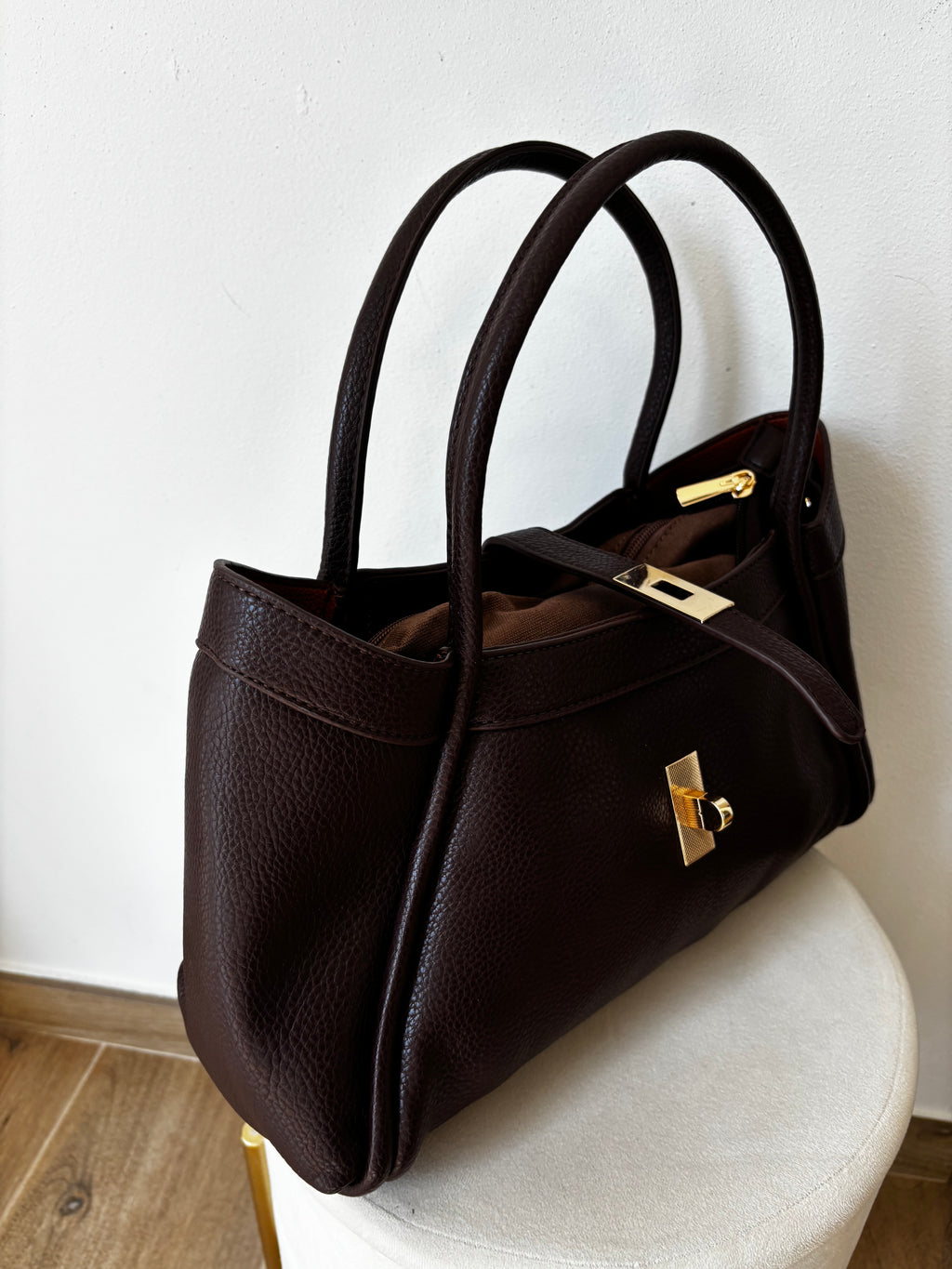 Borsa Tote Cioccolato