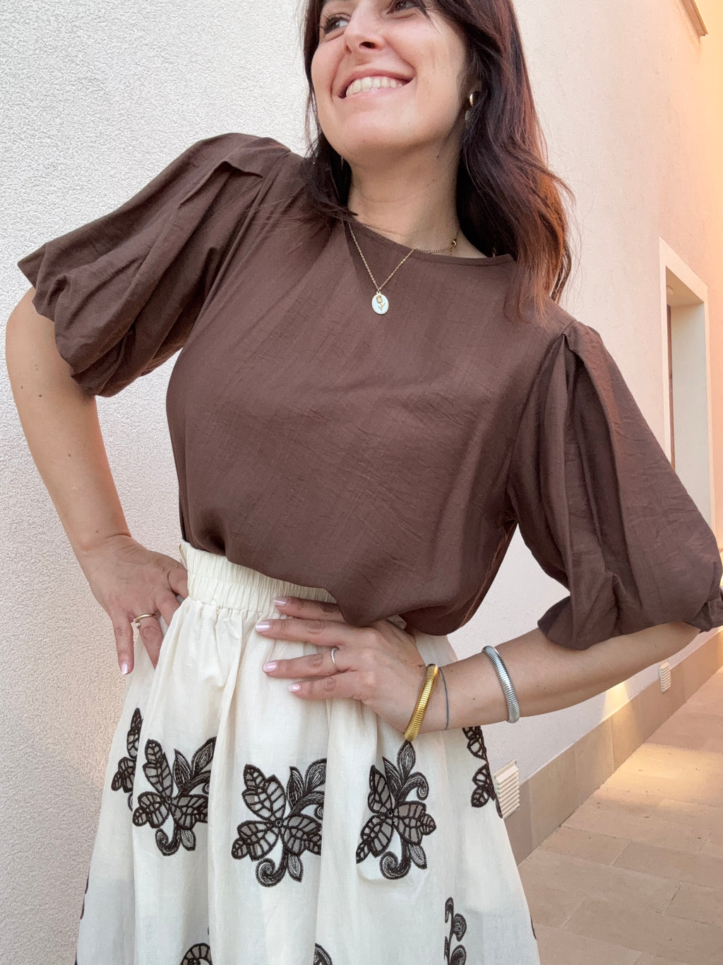 Blusa Manica Balloon