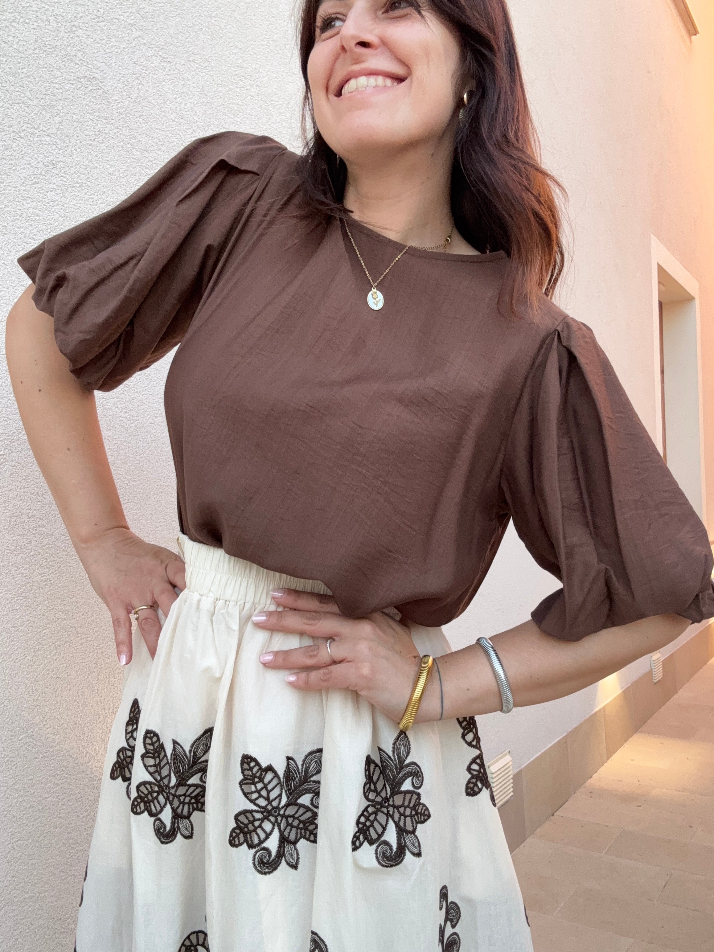 Blusa Manica Balloon