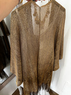 Kimono lurex con frange