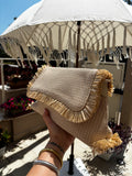 Pochette Rafia con Frange