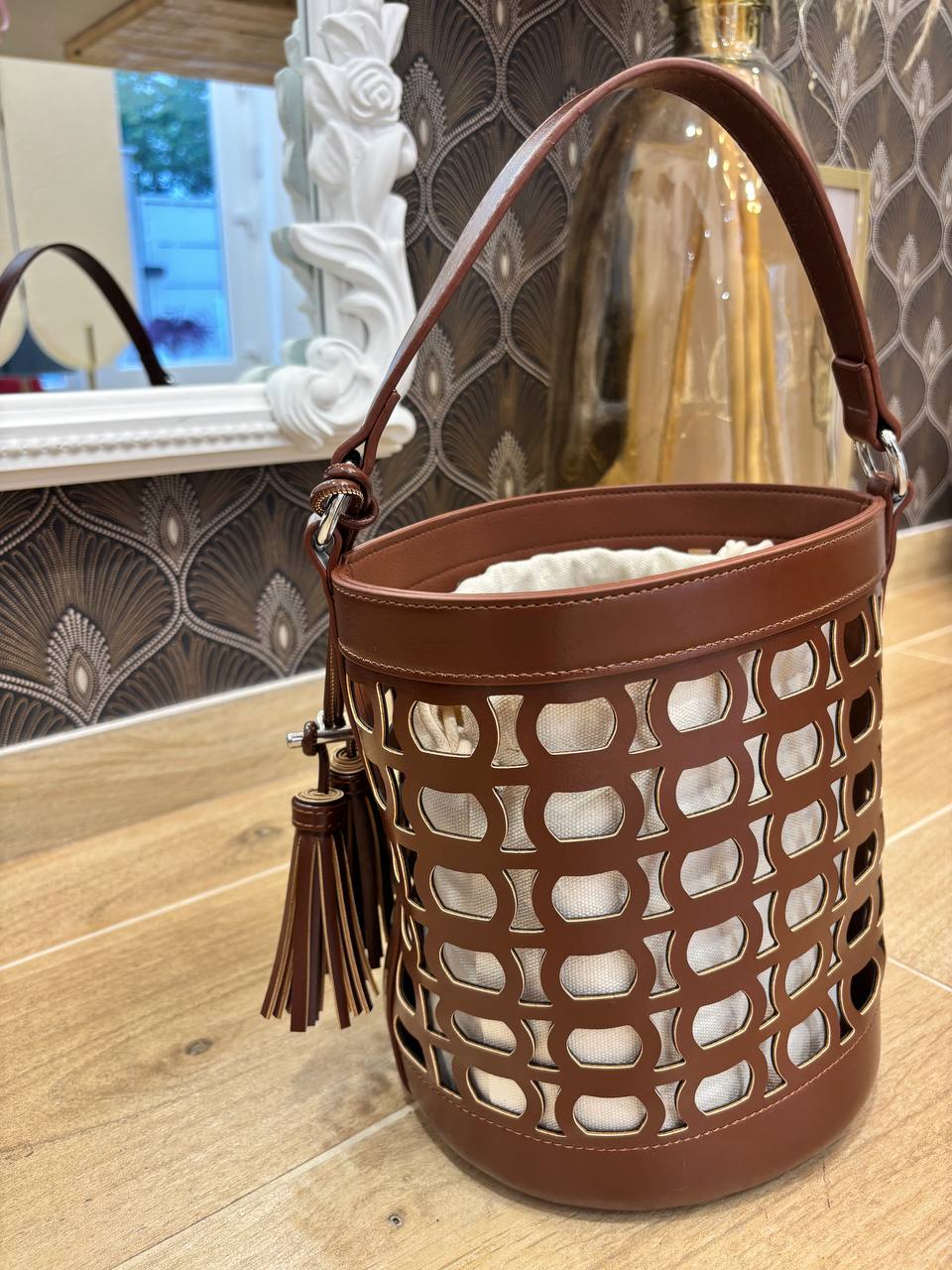 Borsa bucket traforata