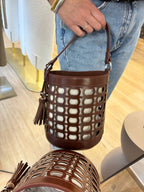 Borsa bucket traforata