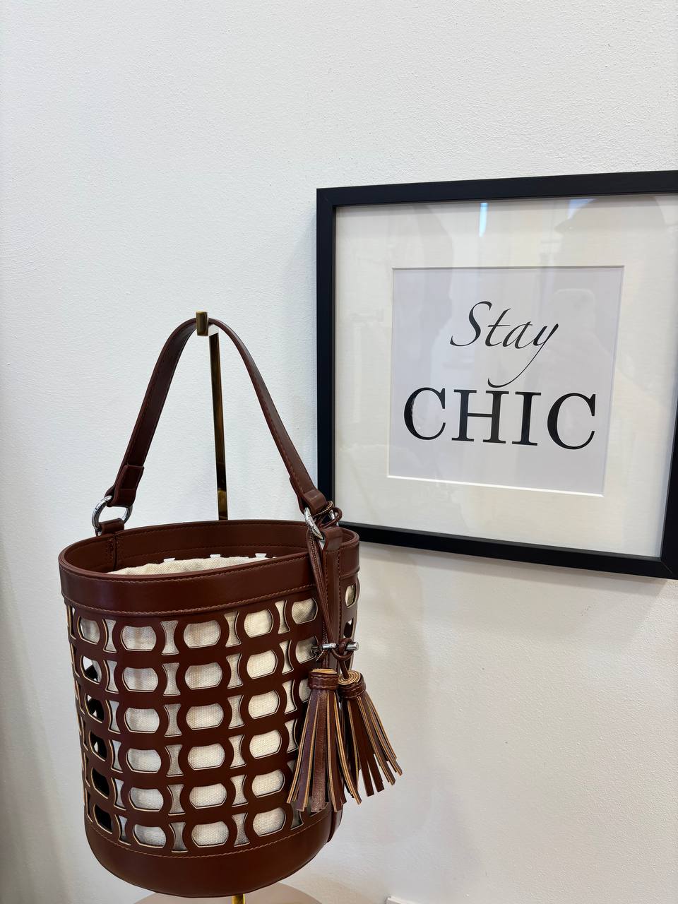 Borsa bucket traforata