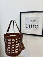 Borsa bucket traforata