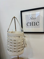 Borsa bucket traforata