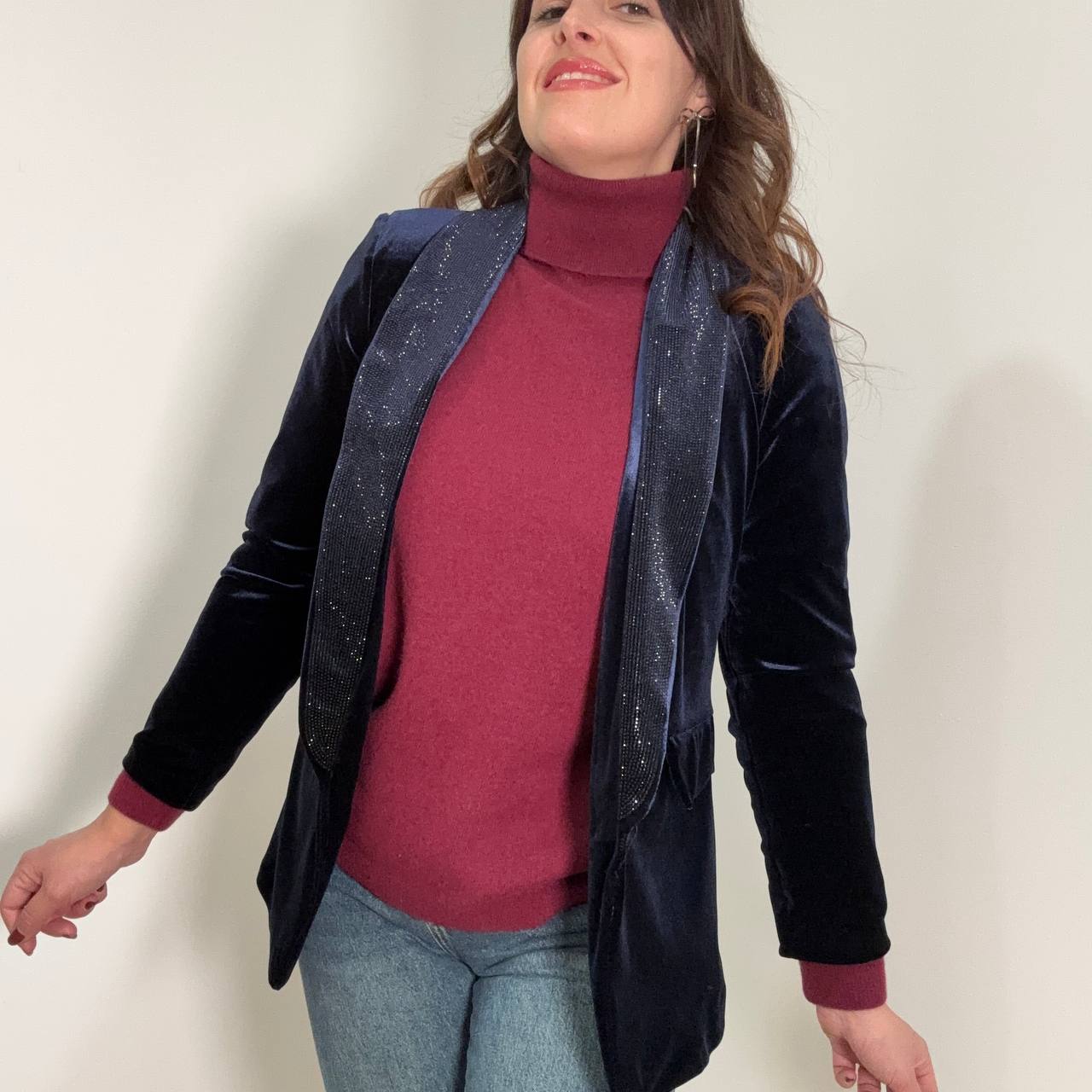 Giacca Velluto Lumière