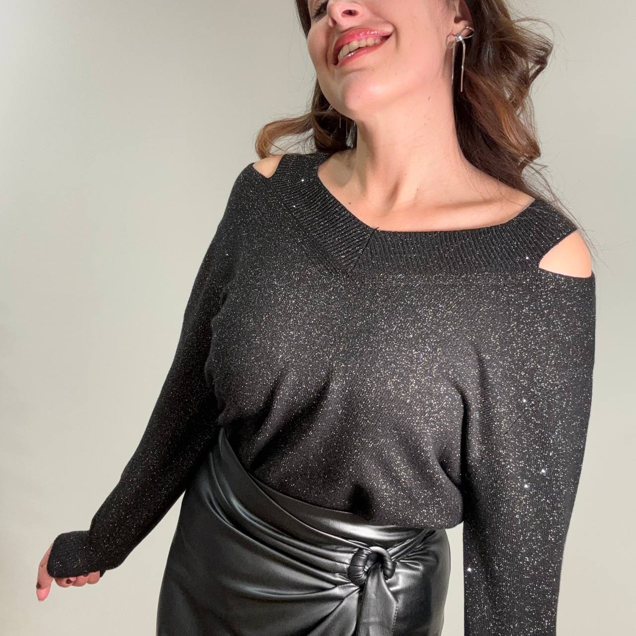 Maglia Shine Cut-Out – D’Elle