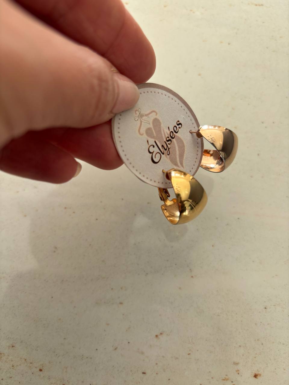 Orecchini light gold
