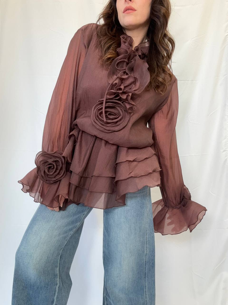 Mini dress chiffon