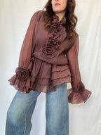 Mini dress chiffon