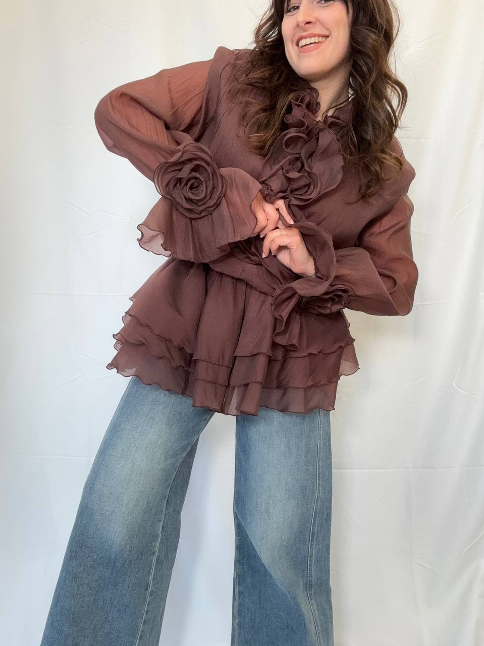 Mini dress chiffon