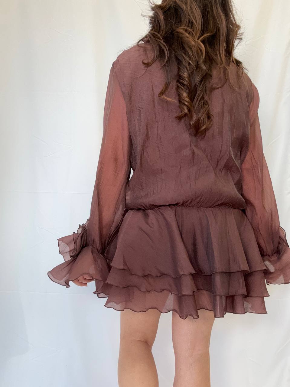 Mini dress chiffon