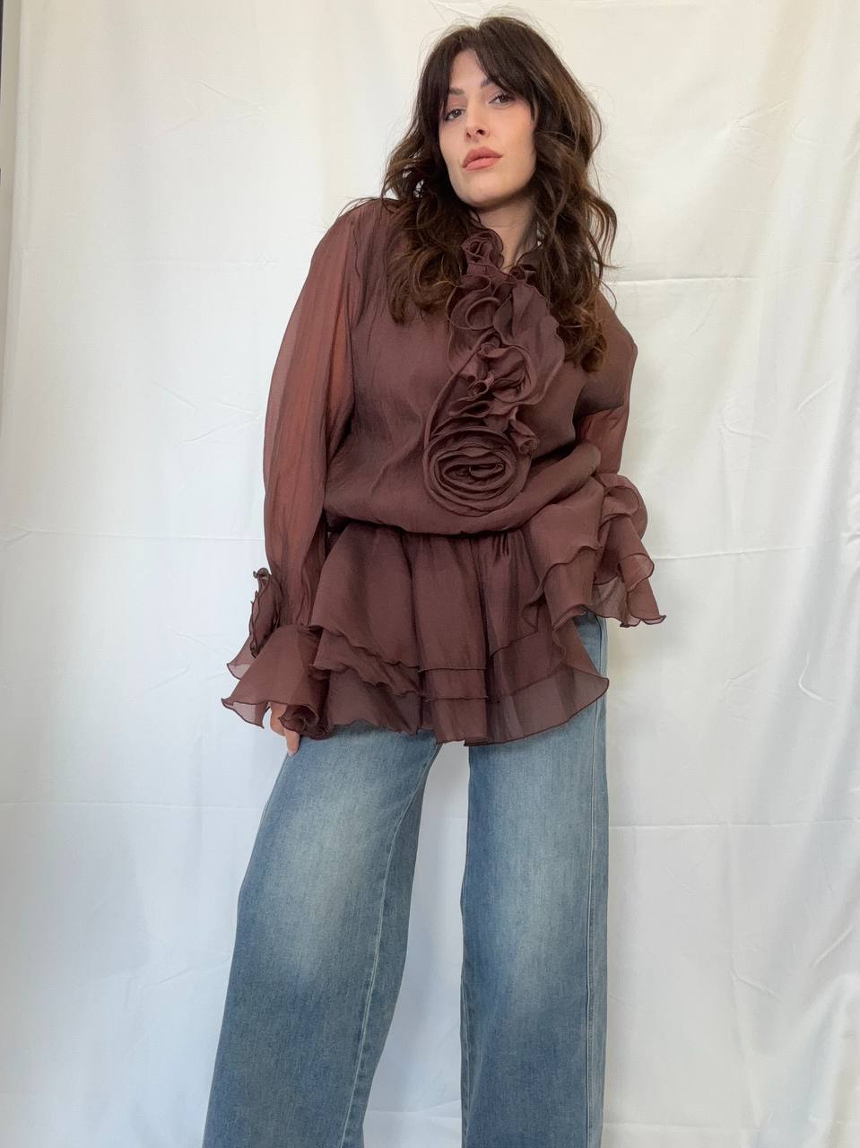 Mini dress chiffon