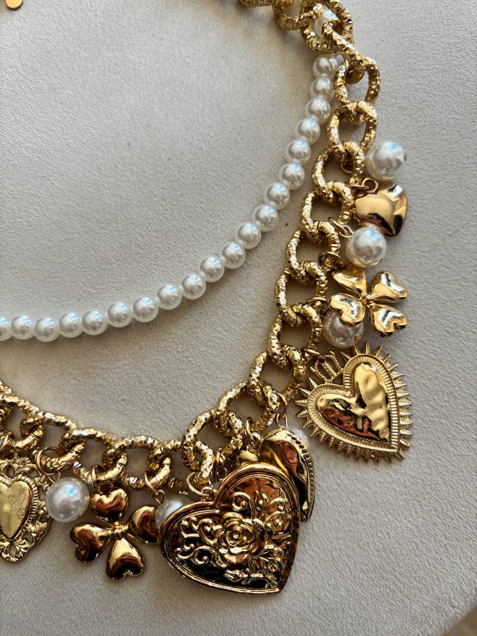 Collana multifilo charm
