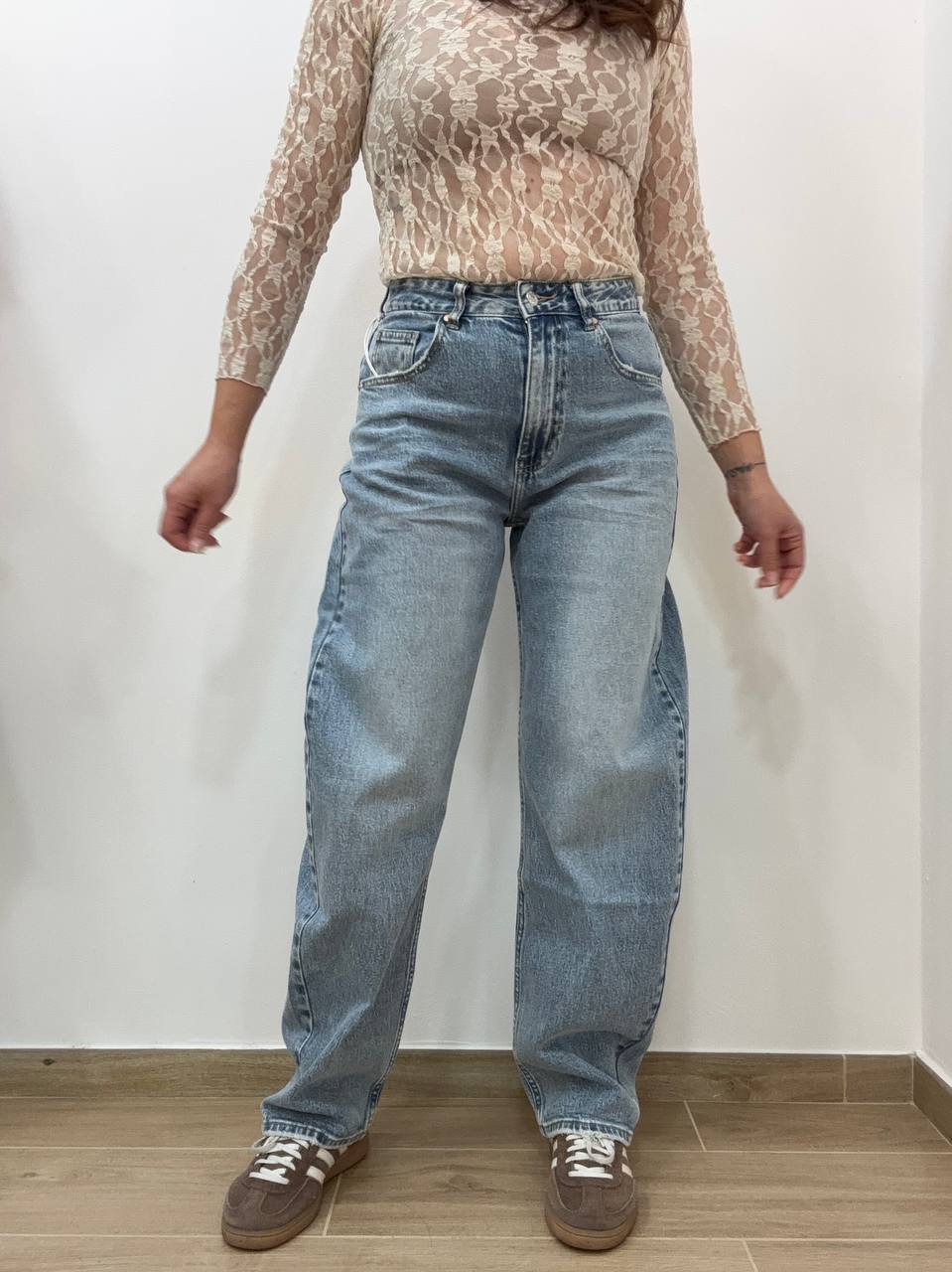Jeans minimal barrel