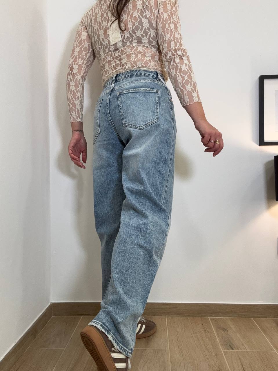 Jeans minimal barrel