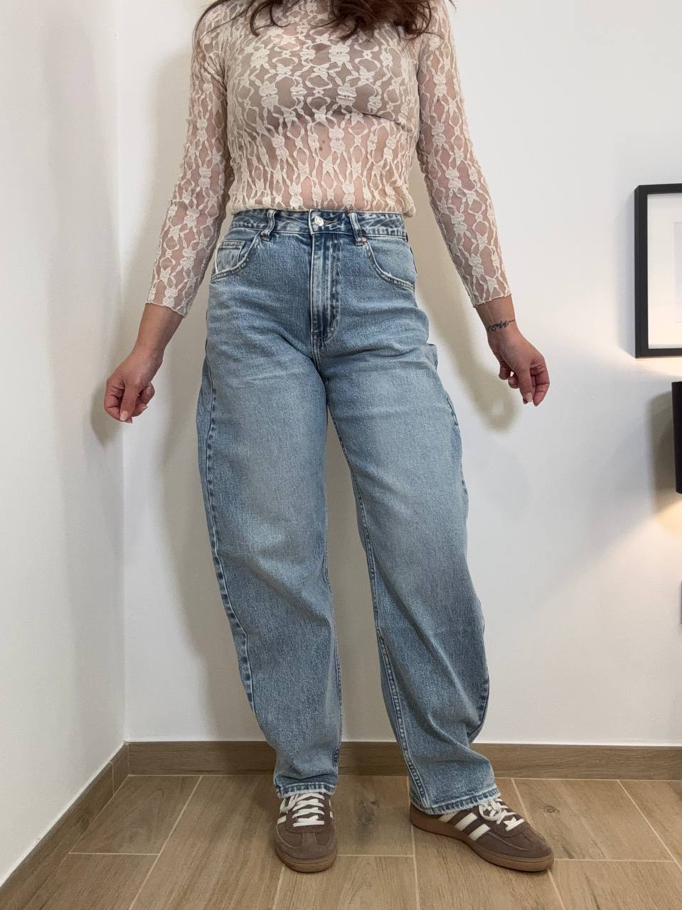 Jeans minimal barrel