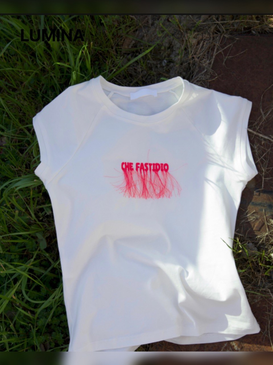 T shirt Lumina ricamo