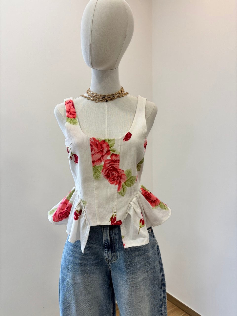 Top corsetto Rose