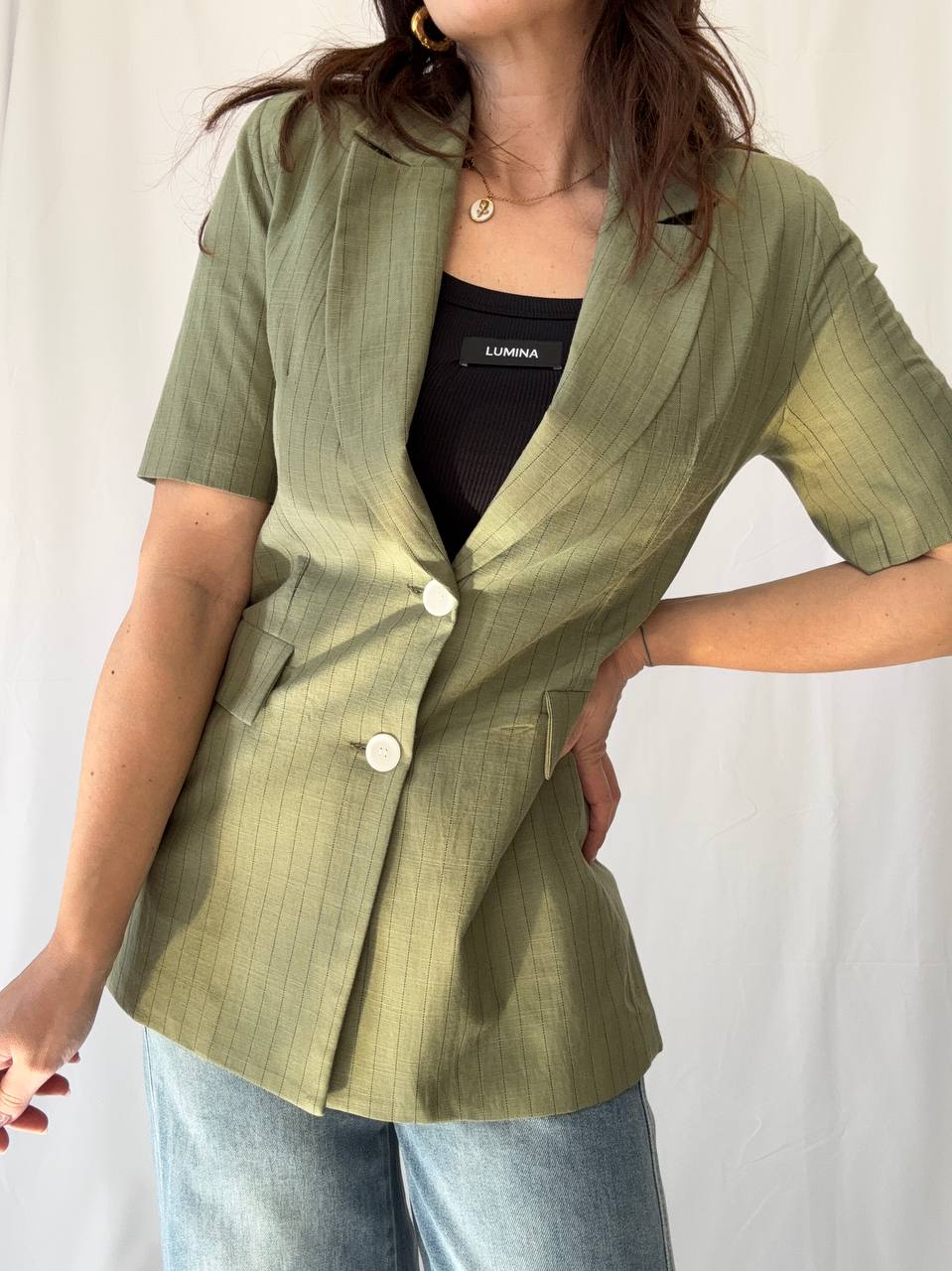 Blazer Lumina misto lino
