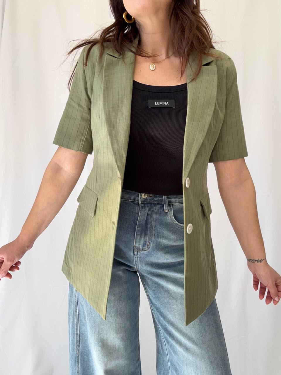 Blazer Lumina misto lino