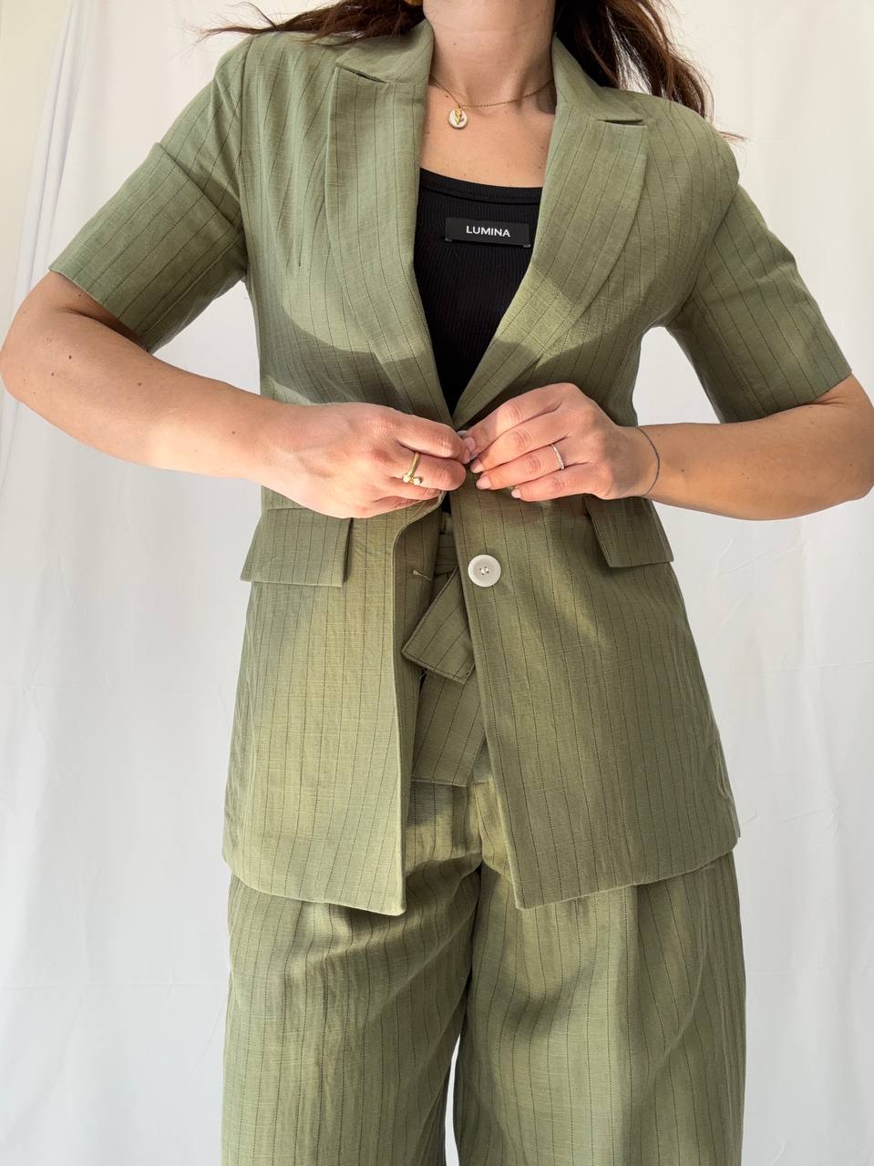 Blazer Lumina misto lino