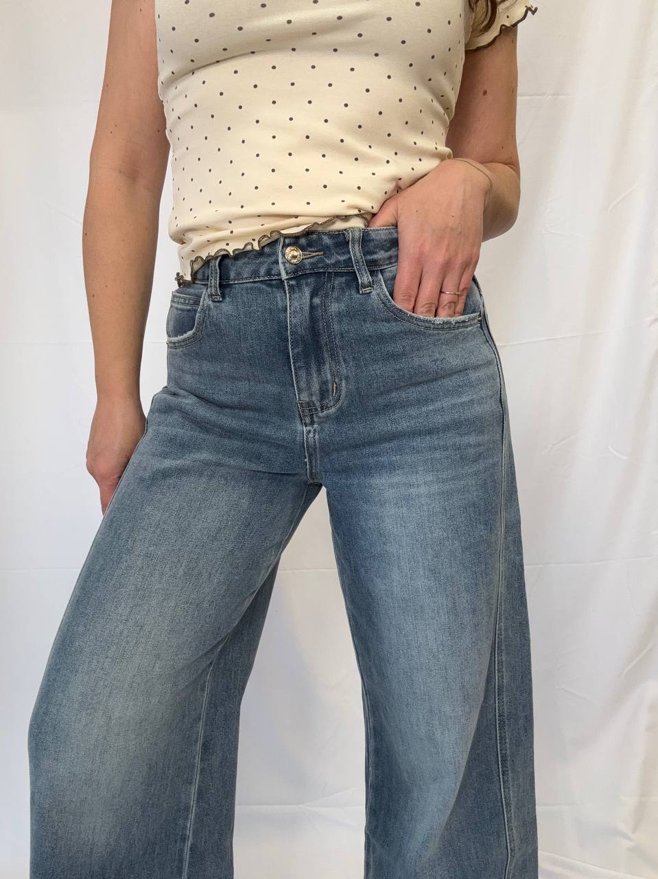 Jeans wide leg Elettra
