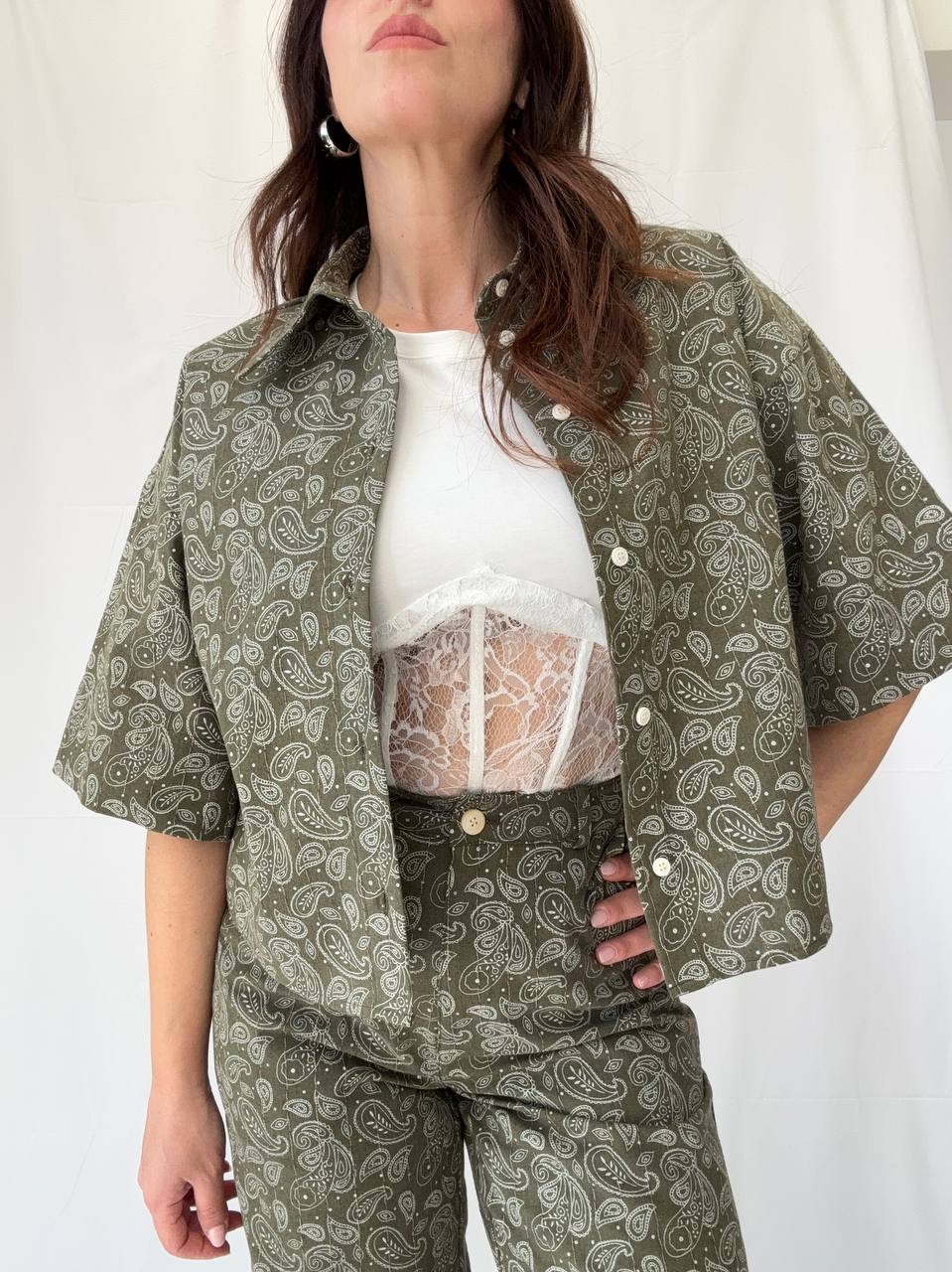 Camicia paisley