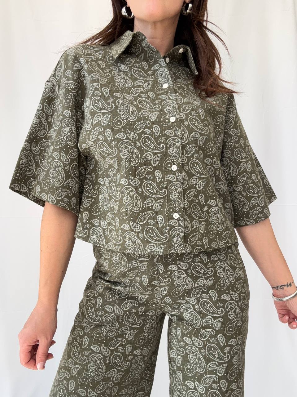 Camicia paisley
