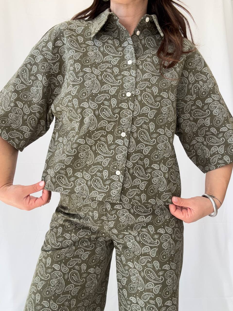 Camicia paisley