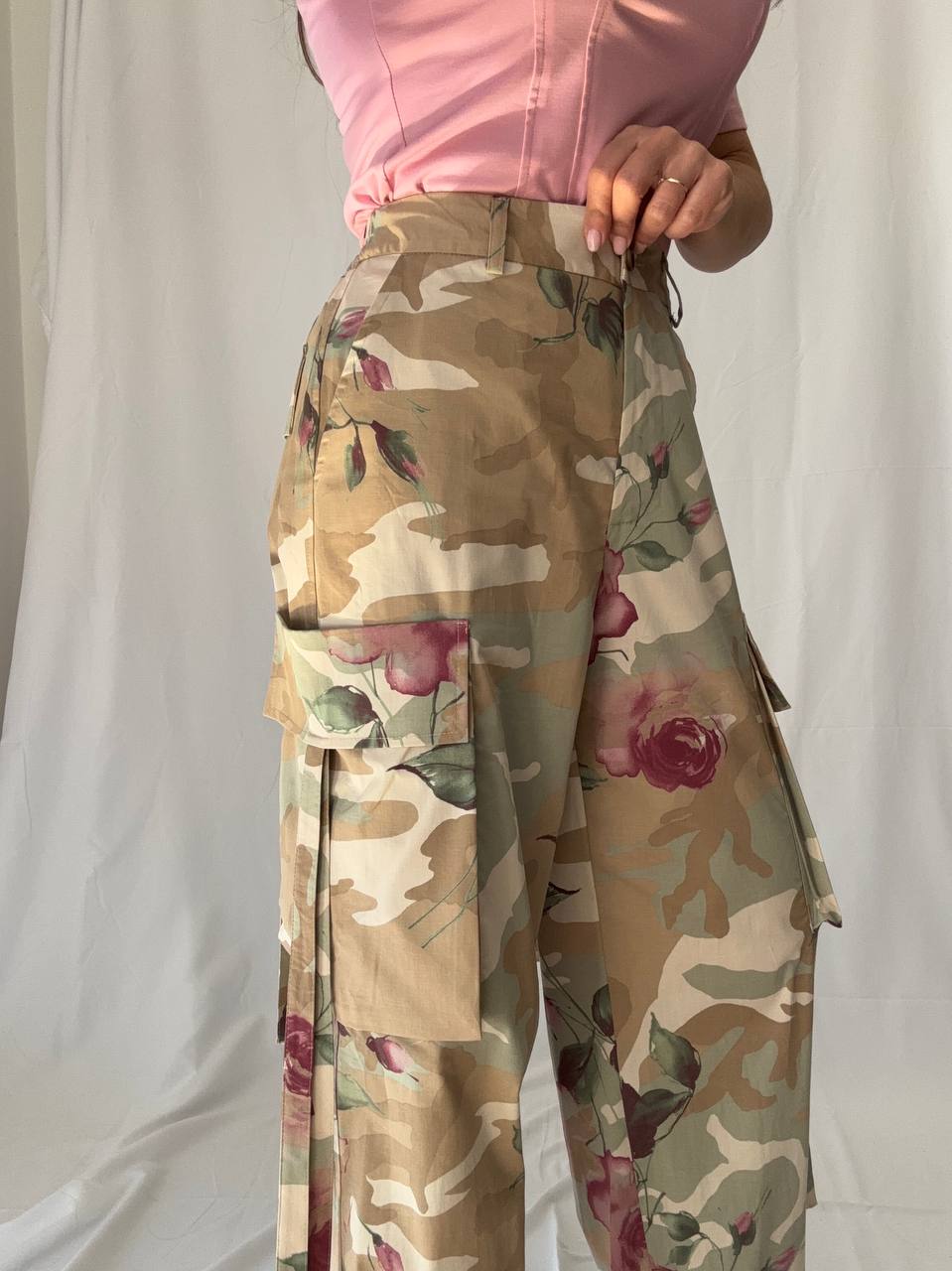 Cargo camouflage floreale