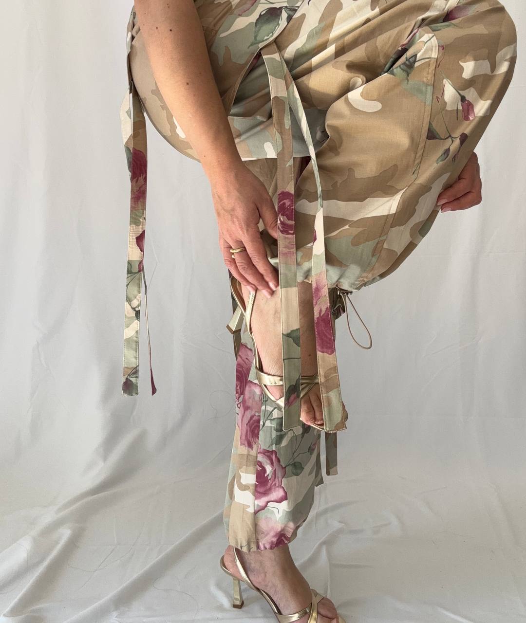 Cargo camouflage floreale