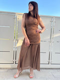Abito Crochet & Chiffon