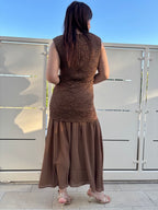 Abito Crochet & Chiffon